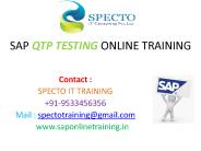 sap qtp testing classes in usa
