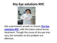 Scleral lenses NY