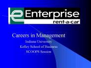 Careers in Management