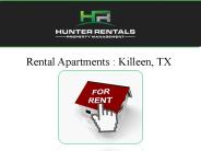 Rental Apartments : Killeen, TX