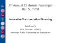 3rd Annual California Passenger Rail Summit PowerPoint PPT Presentation