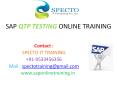 live classes on sap qtp testing online training PowerPoint PPT Presentation