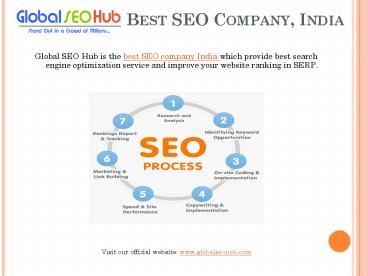 Best SEO Company, India