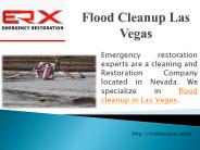 Flood Cleanup Las Vegas