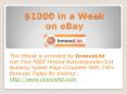 $1000 in a Week on eBay PowerPoint PPT Presentation