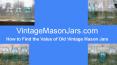 How to find the value of old vintage mason jars