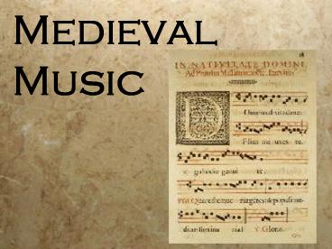 MedievalMusic