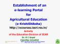 Indian Agricultural Statistics Research Institute PowerPoint PPT Presentation