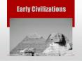 Early Civilizations PowerPoint PPT Presentation