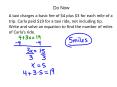 A taxi charges a basic fee of $4 plus $3 for each mile of a trip. Carla paid $19 for a taxi ride, not including tip. Write and solve an equation to find the number of miles of Carla PowerPoint PPT Presentation