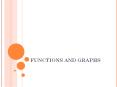 FUNCTIONS AND GRAPHS PowerPoint PPT Presentation