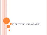 FUNCTIONS AND GRAPHS