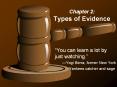 Chapter 2: Types of Evidence PowerPoint PPT Presentation