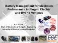 Battery Management for Maximum Performance in Plug-In Electric and Hybrid Vehicles PowerPoint PPT Presentation