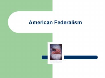 American Federalism