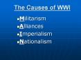 The Causes of WWI PowerPoint PPT Presentation