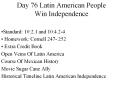 Day 76 Latin American People Win Independence PowerPoint PPT Presentation
