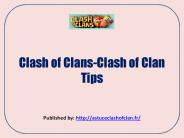 Clash Of Clans-Clash Of Clan Tips