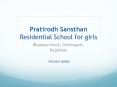 Pratirodh Sansthan Residential School for girls PowerPoint PPT Presentation