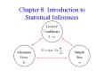 Chapter 8: Introduction to Statistical Inferences PowerPoint PPT Presentation
