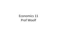 Economics 11 Prof Woolf
