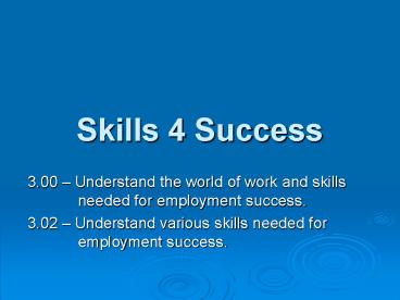 Skills 4 Success