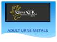 Adult urns metals PowerPoint PPT Presentation