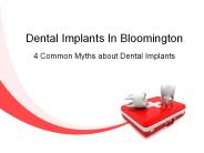 Myths about Dental Implants