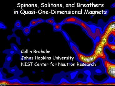 Spinons, Solitons, and Breathers in Quasi-One-Dimensional Magnets