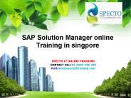 sap sm online training in singapore