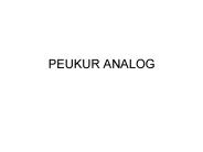 PEUKUR ANALOG