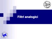 Filtri analogici