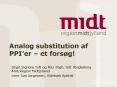 Analog substitution af PPI PowerPoint PPT Presentation