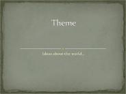 Ideas about the world