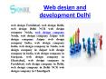 Web design and development Delhi