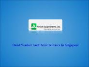 Hand Washer and Dryer