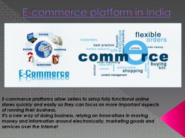 E-commerce platform in India