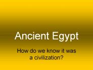 Ancient Egypt