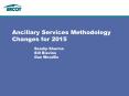 Ancillary Services Methodology Changes for 2015 PowerPoint PPT Presentation