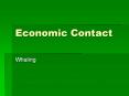 Economic Contact PowerPoint PPT Presentation