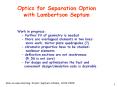 Optics for Separation Option PowerPoint PPT Presentation