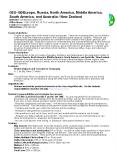 GEO-150 Europe, Russia, North America, Middle America, South America, and Australia / New Zealand Instructor: Tom Broxson Library 138 Office Hours: 11:00-12:00 M,T,W,Th, F and by appointment E-mail: tbroxson@pierce.ctc.edu Office Phone: (253) 840-8491 PowerPoint PPT Presentation