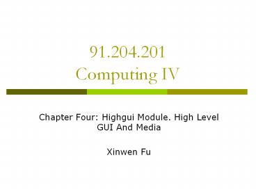 91.204.201 Computing IV