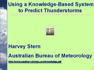 Using a Knowledge-Based System to Predict Thunderstorms