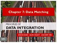 Chapter 7: Data Matching