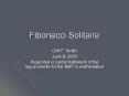 Fibonacci Solitaire PowerPoint PPT Presentation