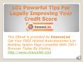 101 Powerful Tips for Legally Improving Your Credit Score PowerPoint PPT Presentation