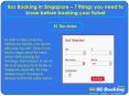 Bus Booking in Singapore – 7 things you need to know before booking your ticket PowerPoint PPT Presentation