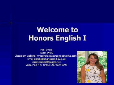 Welcome%20to%20Honors%20English%20I
