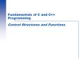 Fundamentals of C and C   Programming Control Structures and Functions PowerPoint PPT Presentation